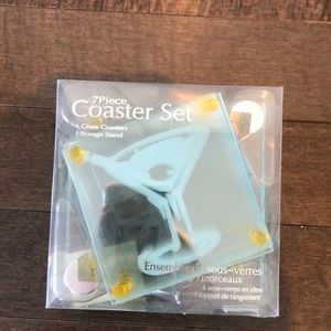 NEW 7 Piece Coaster Set